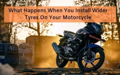 What Happens When You Install Wider Tyres On Your Motorcycle